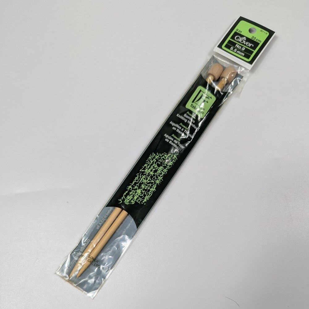 Clover Takumi Bamboo Knitting Needles No. 9 /5.5MM